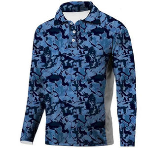 Camisetas Polo Deportivas y de Pesca de Buena Calidad, Diseño de Logotipo Personalizado OEM, 100% Poliéster Spandex, Nueva Impresión por Sublimación 2026 - Product Image 3