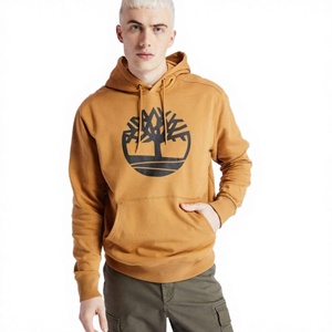 Sweat à capuche zippé personnalisé pour homme, en tissu non tissé gaufré, polaire polyester/coton, sans cordon, haute qualité, hiver - Product Image 1