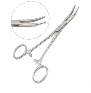 คีมหนีบห้ามเลือดสแตนเลสคุณภาพสูง แบบตรง 16 ซม./ 6 1/4 นิ้ว - Product Image 6