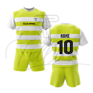 Uniforme de rugby pour homme à manches courtes, taille et couleur personnalisées, tissu en maille respirant léger, grande taille - Product Image 4