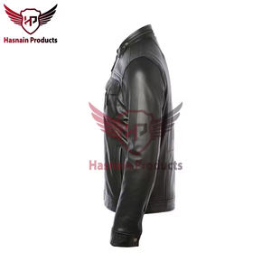 เอดินเบิร์กแจ็คเก็ตหนังพรีเมี่ยมของผู้ชายเสื้อนอกมีฮู้ดทันสมัยพร้อมโลโก้ตามสั่งคุณสมบัติน้ำหนักเบาเพื่อลุคที่ไร้กาลเวลา - Product Image 3