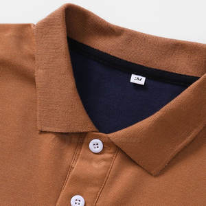 El mejor producto Hombres para camisetas de polo Patrón sólido Tela de Jersey Precio de fábrica más vendido - Product Image 5