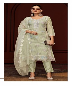 Robe de soirée modeste caftan turc pour femmes de couleur bleue avec longue robe de soirée formelle et élégante Dupatta Hijab Style - Product Image 5