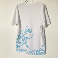 T-shirt pour homme de qualité professionnelle avec impression en relief, design personnalisé, 100% coton peigné, anti-rides, respirant, séchage rapide, col rond