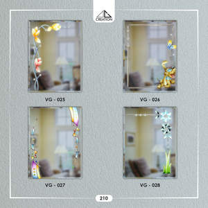 กระจกแต่งหน้าทรงวีสำหรับห้องน้ำ ดีไซน์เนอร์ออกแบบ ให้ภาพสะท้อนคมชัด เหมาะสำหรับพื้นที่ภายในที่ทันสมัย นำเข้าจากอินเดีย - Product Image 3