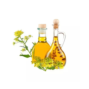 Bouteilles dans une boîte en bois Huile de fleur de soleil biologique naturelle pure pressée à froid Huile de canola Acheter colza brut pur - Product Image 4