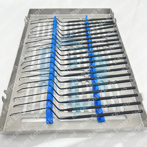 Rhoton Micro Curetas Neuro Expandidas y Transesfenoidales Recubrimiento Médico y Neuroquirúrgico Negro con Caja de Esterilización - Product Image 2