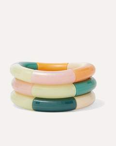 Pulseras de Cuentas de Resina de Alta Calidad, Diseño Duradero con Toque Artístico, Uso Diario, Estilo Clásico, Brazalete, Regalos de Moda - Product Image 5