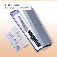 Couteau à fruits M390 en acier Damas forgé à la main, couteaux japonais en acier au carbone, outils de cuisine pour légumes, couteau d'office et de dégrossissage