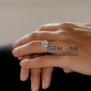 แหวนแต่งงานทรงรัศมีเพชร2.50กะรัตแหวนทอง14K สีทึบรับรองอีจีไอไอ - Product Image 5