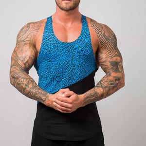 Nouvel arrivage de débardeur de sport gilet musculaire respirant Logo personnalisé vêtements d'entraînement sans manches Fitness hauts côtelés hommes débardeur de gymnastique - Product Image 2