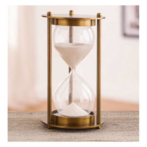 Sablier en laiton nautique vintage pour les amoureux de la mer Instrument marin poli à la main et Accent décoratif - Product Image 4