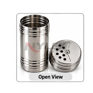Salière et poivrière NYLEX en acier inoxydable de qualité supérieure, durables, compatibles lave-vaisselle et four, pour la maison - Product Image 5