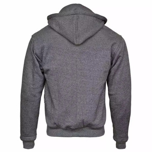 Sweat-shirts à fermeture éclair pour hommes de haute qualité, en coton mélangé, basiques, surdimensionnés, lourds, à fermeture éclair, brodés, vêtements d'hiver, vente en gros OEM - Product Image 5
