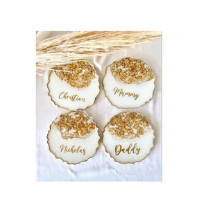 Posavasos de resina epoxi único, diseño y bandeja, posavasos de resina epoxi para café, té, bebida, producto a la venta - Product Image 5