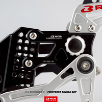 Kit de repose-pieds réglable en aluminium CNC RS-1 Racing pour Honda CBR250RR