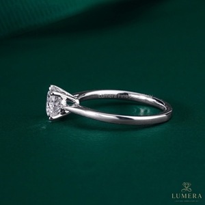 แหวนเพชรสำหรับผู้หญิงขนาด9K 10K 14K ทอง18K ออกแบบได้ตามต้องการ - Product Image 2