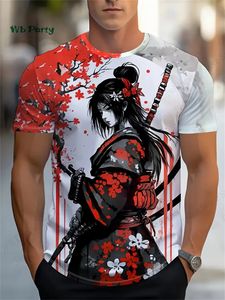 Anime japonais pour samouraï 3D imprimé T-shirt décontracté à manches courtes pour hommes femmes et enfants nouveau pull surdimensionné hauts à la mode - Product Image 2