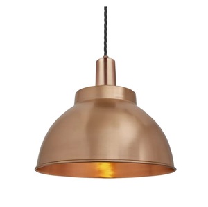 Lámpara de tendencia fresca, fábrica colgante de luz, venta al por mayor, lámparas colgantes modernas, luces interiores, cobre redondo Vintage, tamaño personalizado - Product Image 5