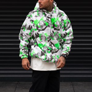 Vente en gros de sweats à capuche pour hommes, personnalisés, chauds pour l'hiver, coupe classique, en polaire, écologiques, respirants, colorés, OEM disponible - Product Image 2