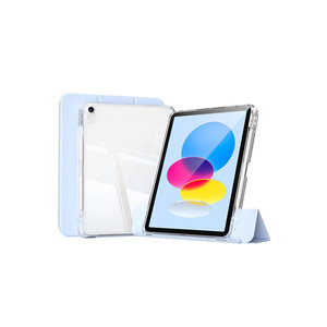 Étui pour iPad Mini Netzy 2025 bleu clair 10,5 pouces, housse de tablette coulissante détachable, airbag magnétique en PU, certifié ROHS FCC Pro - Product Image 6