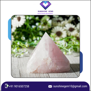 Nueva llegada 100% Natural grande crudo rosa cuarzo cristal punto curado Venta caliente Feng Shui estilo pulido piedra preciosa precio a granel - Product Image 6