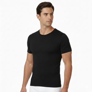 Camisetas lisas personalizables de alta calidad para hombre, servicio OEM - Product Image 1