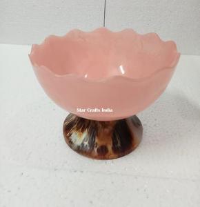 ชามใส่ซุปทำจากยางเรซินของตกแต่งชามผลไม้ชามตกแต่งงานแต่งงานสินค้าอินเดียดีไซน์2025ยอดเยี่ยม - Product Image 3