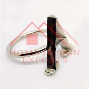 Servilletero de niquelado ecológico de alta calidad más vendido, cabezal de dirección de peltre para bodas y fiestas - Product Image 6