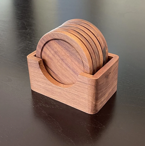 Posavasos de Madera Artesanal de Primera Calidad, Diseño Personalizado, Ecológico, Reutilizable, Estilo Rústico para Hogar, Hotel, Bodas - Product Image 2