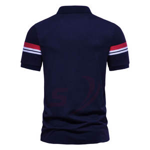 La mejor calidad de manga corta para hombre para Polo, tela de punto de patrón sólido transpirable con diseño impreso, nueva llegada - Product Image 6