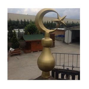 Forme et taille personnalisées mosquée Minaar en cuivre massif martelé minarets décoratifs Masjid du meilleur exportateur en inde - Product Image 3