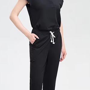 ชุดขัดผิวพิมพ์ลายการ์ตูนเสื้อทางการแพทย์สำหรับผู้หญิงชุดขัดผิวพิมพ์ลายแอนิเมชันพยาบาลแบบแอฟริกัน - Product Image 4