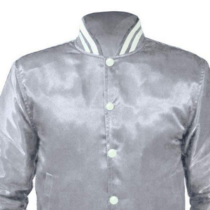 Chaqueta de satén de tela para hombre hecha a medida 2024 nueva llegada chaquetas de satén para hombre con color y tamaño personalizados disponibles - Product Image 4