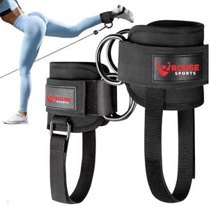 Correa de Tobillo Personalizada para Máquina de Cable, Par de Correas de Tobillo Ajustables de Neopreno para Entrenamiento de Glúteos, Extensión de Piernas y Fuerza - Product Image 1