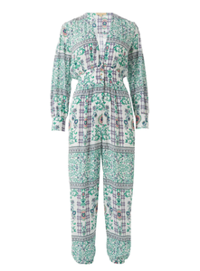 Elegante personalizado de las mujeres de moda con cuello en V Mono de manga larga y hasta el tobillo hasta el suelo vestido informal con bolsillo para las señoras - Product Image 4