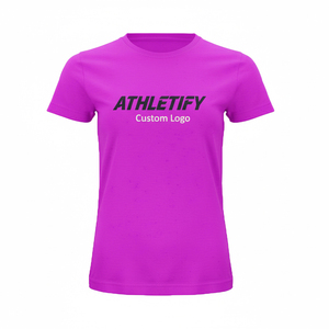 Camiseta de Fútbol para Mujer, Color Sólido, con Logotipo y Números del Equipo, Ideal para Futbolistas, Cómoda y Duradera. - Product Image 1