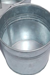 ที่วางภาชนะชุบสังกะสีแฮนด์เมดคุณภาพสูงที่กําหนดเองในราคาไม่แพง - Product Image 4