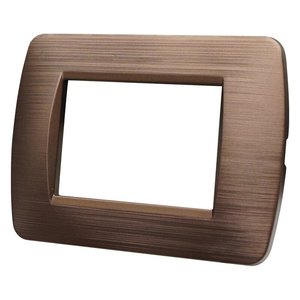 Etroit plastico spazio serie 3P satinato Color bronzo compatibile con Bticino Living Light-materiali elettrici/ - Product Image 3