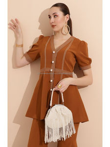 Bolsos Potli para mujer con Bordado de hilo hecho a mano más vendidos, accesorios para fiesta de noche, bolsos de cubo elegantes - Product Image 6