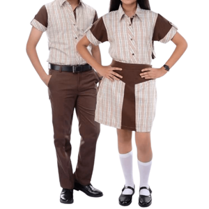 Uniforme scolaire pour filles disponible en toutes tailles de différentes couleurs et meilleur matériau léger, respirant et protection solaire - Product Image 4