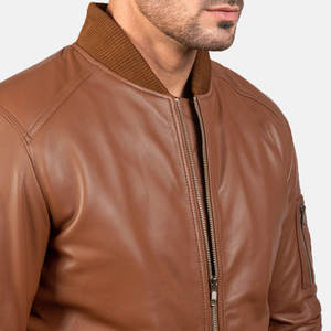 Chaqueta de Invierno para Hombre, Ajustada, de Cuero, Estilo Urbano, con Cuello Alto, Tela de Lona, Transpirable e Impermeable, de Alta Calidad - Product Image 5