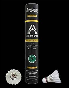 NUEVO Stock de Volantes de Bádminton de Grado Industrial EG1130 OEM/ODM Personalizables con Etiqueta Negra - Product Image 3