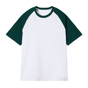 T-shirts Raglan pour Hommes de Qualité Supérieure, Manches Courtes, Col Rond, Coton Uni, T-shirts Raglan Simples - Product Image 1