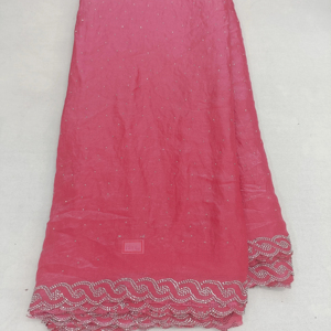 Espace soie diamant travail tissu faire à fantaisie saree matériel - Product Image 3