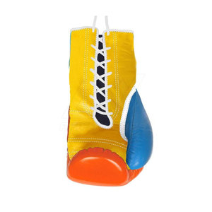 Venta al por mayor de guantes de boxeo de cuero ajustable personalizado con cordones ropa deportiva para el boxeo - Product Image 5