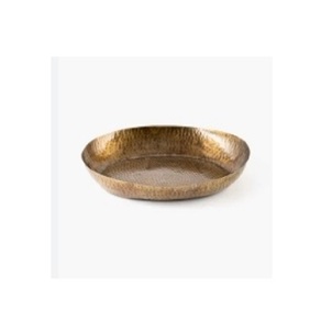 Plato de Metal para Servir de Utensilios de Cocina, Bandeja para Servir de Mesa Personalizada Sencilla, Proveedor DE LA Mejor Bandeja para Servir de Color Brillante de Cobre - Product Image 1