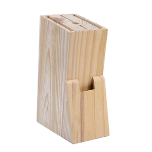 Soporte para cuchillos de madera con forma rectangular, soporte duradero para cuchillos de cocina para uso doméstico en la cocina, soporte para cuchillos de la mejor calidad - Product Image 3