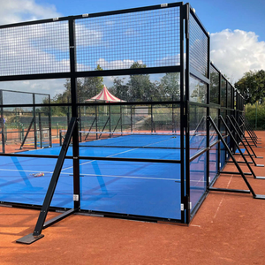 Terrain de padel panoramique INOLP, toit en acier personnalisable, intérieur/extérieur en option - Product Image 4