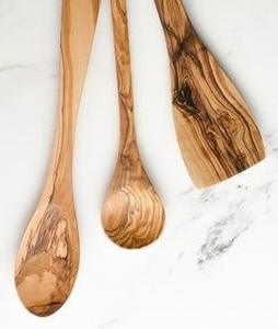 Cuchara de madera de Neem con acabado de grano natural hecho a mano para la salud y la seguridad ideal para cocinar y mezclar - Product Image 3